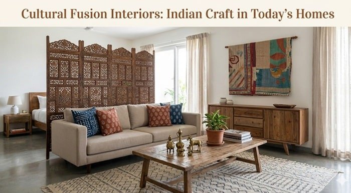 Cultural Fusion Interiors: Indian Craft in Today’s Homes